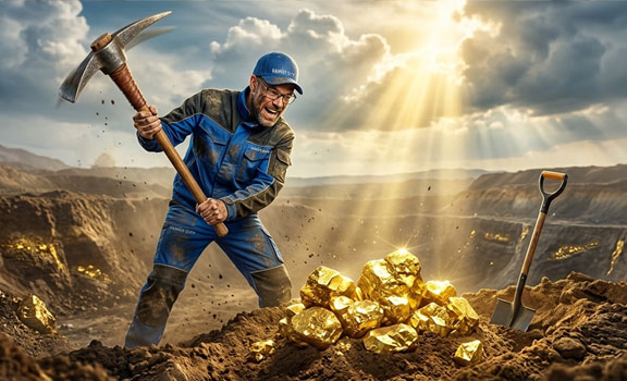 Goldgräber-Aktion
