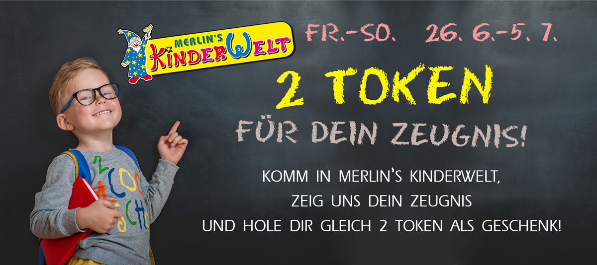 2 Token gratis für das Zeugnis!