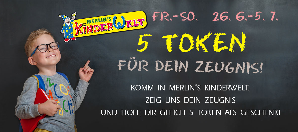 5 Token gratis für das Zeugnis!
