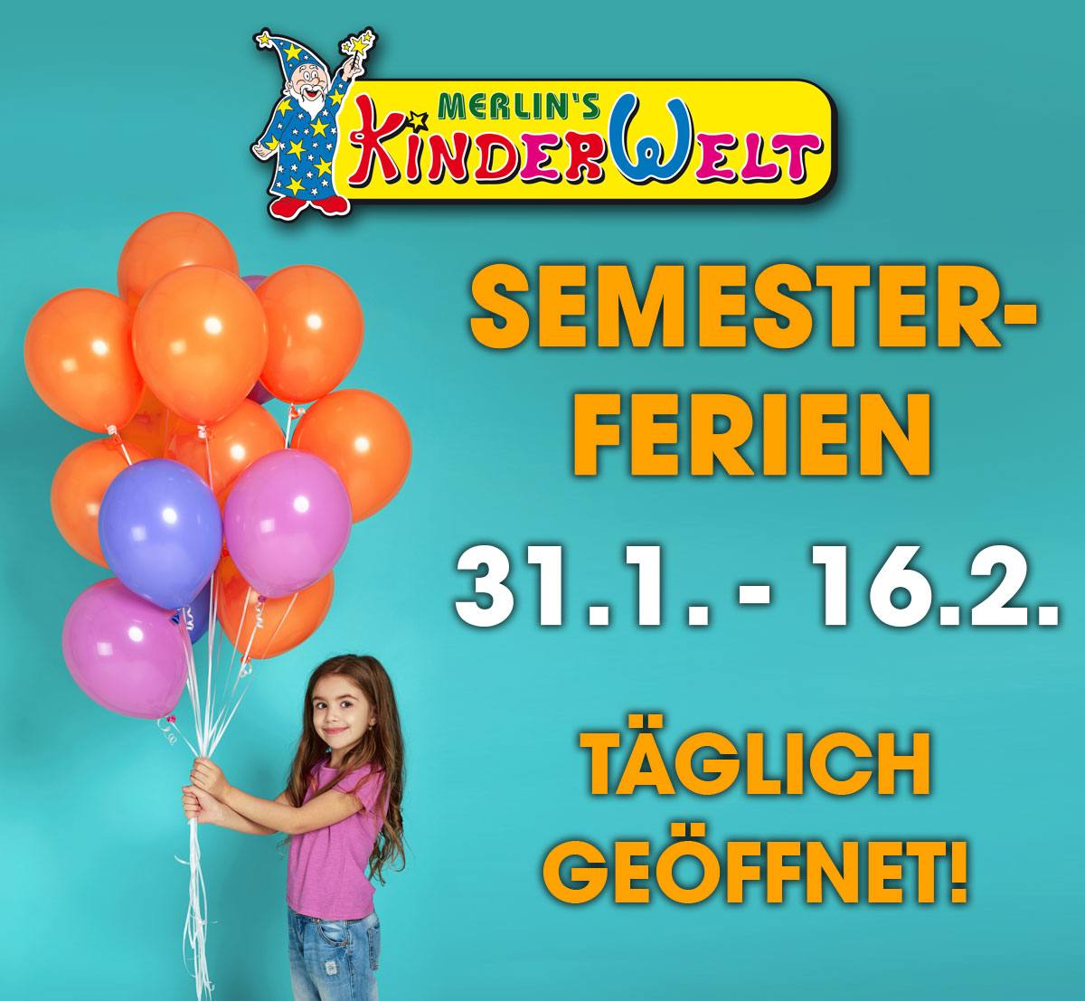Semesterferien in Merlin’s Kinderwelt