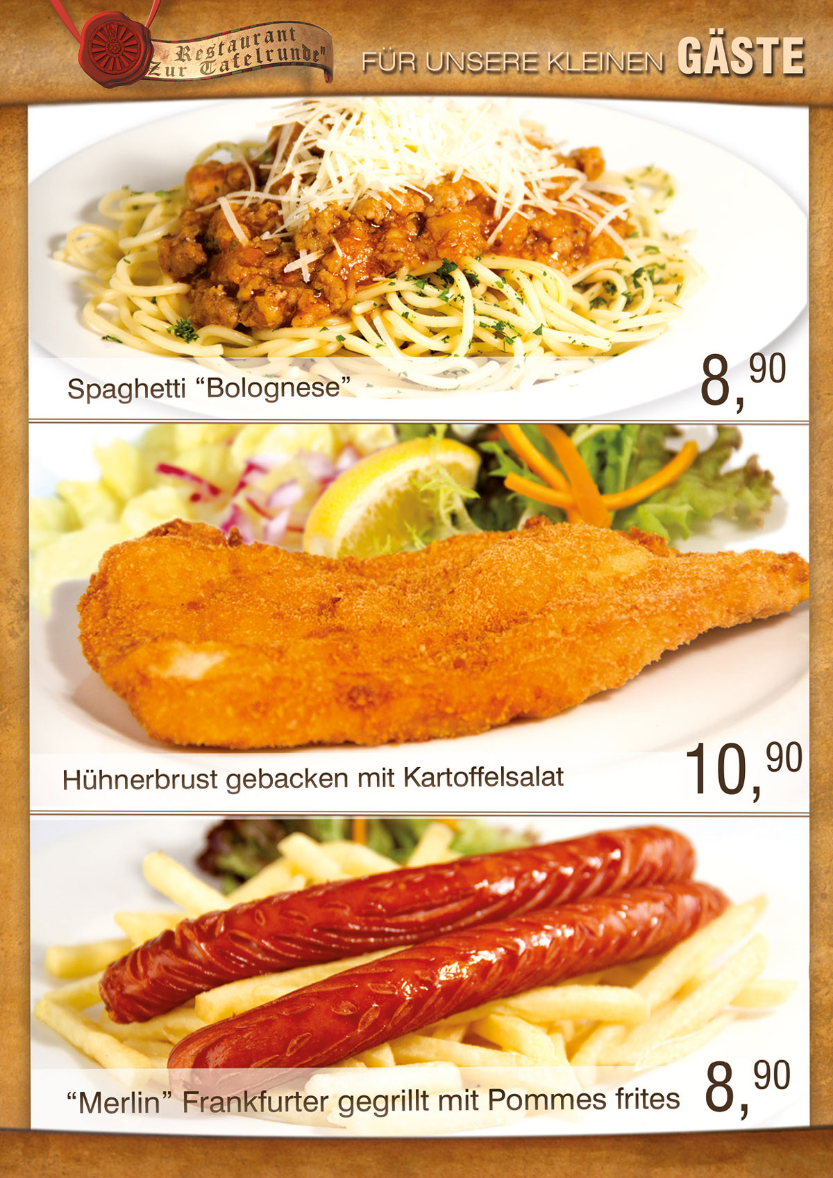 Speisekarte "Zur Tafelrunde" – Family City (13)