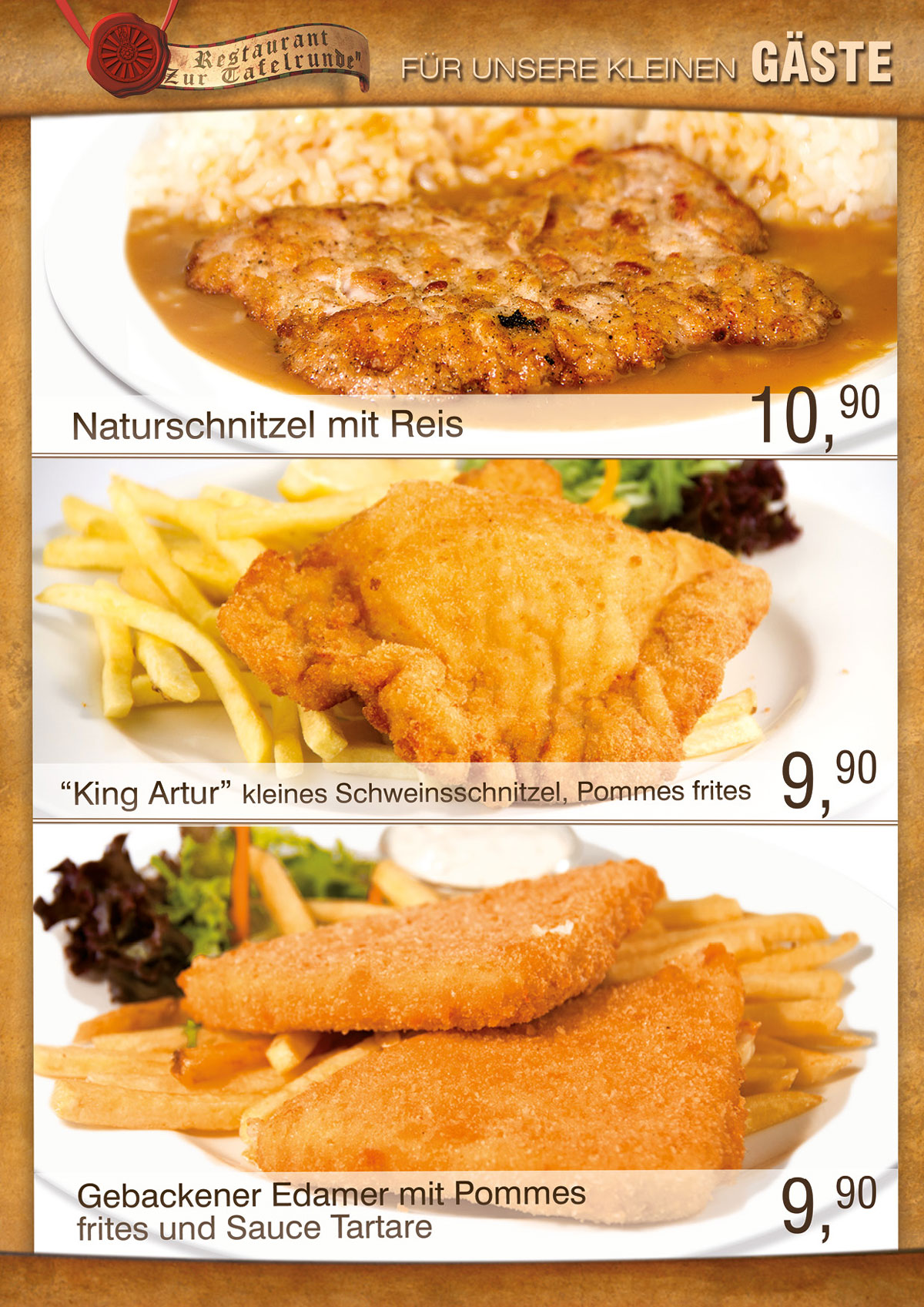 Speisekarte "Zur Tafelrunde" – Family City (14)